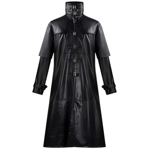 Veste en cuir gothique pour homme, trench-coat punk, costume d'<span class=keywords><strong>Halloween</strong></span> MDEC-058 - Product Image 4