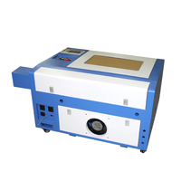 Machine de gravure laser CO2 40W Laser 3040/4030 PRO avec table en nid d'abeille à refroidissement par eau CNC pour bois/MDF/contreplaqué - Nouveau