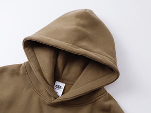 Sweat à capuche décontracté en coton rembourré unisexe, confortable et tendance, coupe ample, personnalisable, best-seller 2025 pour l'automne et l'hiver - Product Image 3