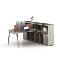 Personnel de bureau moderne personnalisé bureau d'ordinateur poste de travail mobilier commercial table de bureau extensible et durable cloison de bureau