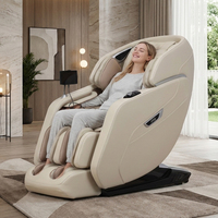 Fauteuil de massage compact et pliable, corps entier, zéro gravité, trajectoire SL, pétrissage Shiatsu