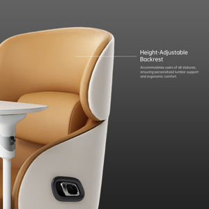 Canapé lounge <span class=keywords><strong>en</strong></span> cuir avec tablette d'écriture, sièges confortables et doux, chaise longue inclinable, <span class=keywords><strong>fauteuil</strong></span> de réunion, <span class=keywords><strong>fauteuil</strong></span> de loisirs <span class=keywords><strong>en</strong></span> cuir - Product Image 5