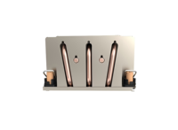 FEZCOOLLGA4677-M81 Refroidisseur de processeur de serveur 2U haute performance pour Intel LGA 4677 250W, dissipateur thermique CPU à refroidissement par air passif sans ventilateur