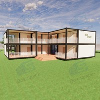 Casa Contenedor Modular Desmontable, Diseño de Casa de Campo, Uso en Supermercados y Apartamentos, Construcción Prefabricada, Excelente Aislamiento
