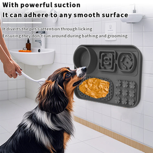 Nhà Máy Tùy Chỉnh Silicone Dog Lick Mat Xách Tay 2-Trong-1 Pet Trung Chuyển Và Pha Chế Mat Chậm Trung Chuyển Dog Lick Pad - Product Image 6