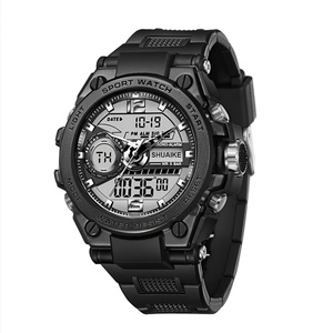 Men Quartz <b>Digital</b> Watch Creative Diving Watches Men Waterproof Alarm Watch Dual Display <b>Clock</b> - Product Image 3