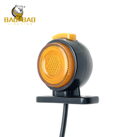 BB2647 Mini LED feux de position latéraux lampe de signalisation de dégagement de Position arrière latérale rouge blanc ambre 12/24V pour camion remorque camion