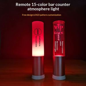 Customized Logo DMX Remote Control KTV Bar Restaurant LED Atmosphere USB <b>Charging</b> 15 Colors Night Light Table <b>Lamp</b> - Product Image 3