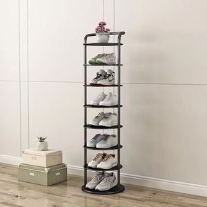 Shoe Rack Multi Layer Iron Standing Type For Living Room Sports Shoes Storage Space Saving Narrow Design - Product Image 4