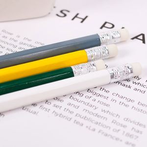 Wholesale Custom Decorative Wooden Pencil 4-Color Printing Gel <b>Pens</b> Personalized Logo for Welcome Gifts Promotional Advertising - Product Image 5