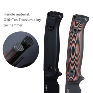 Cuchillo de Hoja Fija Multiusos Portátil para Exteriores, Venta al Por Mayor de Fábrica <span class=keywords><strong>Sanrenmu</strong></span>, Cuchillo Profesional para Bushcraft - Product Image 6