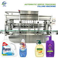 Machine de remplissage automatique de liquides visqueux avec pompe servo pour shampoing 300ml, lotion 1L, savon, liquide vaisselle et produits de bain en bouteilles