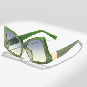 Gafas de Sol de Mariposa Extra Grandes, Estilo Hip Hop, Protección UV400, Montura Completa, Lentes de PC, Unisex, Protección Solar - Product Image 3