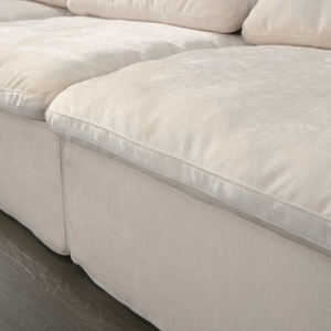 2025 Juego de sofá de dos plazas moderno, de algodón suave tela de lino, para sala de estar - Product Image 6