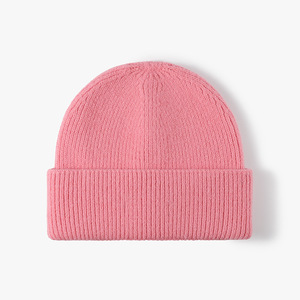 <span class=keywords><strong>Beanie</strong></span> mit individuellen farbigen Charms, feines Magenta-Rot, Flip-the-Edge-Laufkappe, schlichte Snapback-Biker-Datou-<span class=keywords><strong>Wei</strong></span>-Kappe - Product Image 6