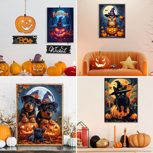 <span class=keywords><strong>ภาพ</strong></span><span class=keywords><strong>วาด</strong></span>เพ<span class=keywords><strong>ช</strong></span>รที่กำห<span class=keywords><strong>น</strong></span>ดเองฉากฮาโลวีน<span class=keywords><strong>ภาพ</strong></span><span class=keywords><strong>วาด</strong></span>ฟักทองแมวทำด้วยยางเรซิ<span class=keywords><strong>น</strong></span>ขนาด30x40ขายส่ง - Product Image 2