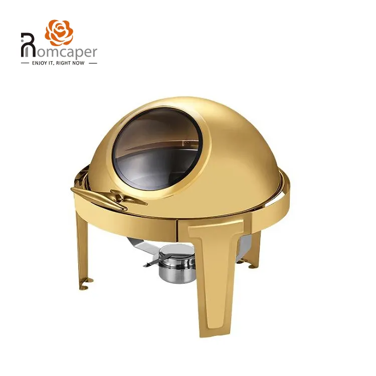 RCP inoxidável catering chafer atacado comida mais quente conjunto guangzhou hotel buffet equipamentos pratos produtos para chafing catering