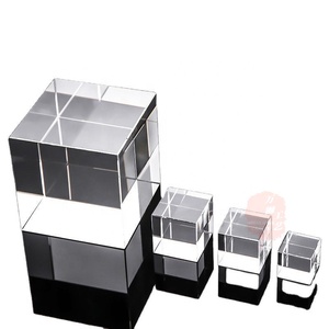 PUJIANG K9 Cubes de glace en cristal <span class=keywords><strong>Cube</strong></span> de verre cadre <span class=keywords><strong>Photo</strong></span> en cristal 3d avec <span class=keywords><strong>Photo</strong></span> personnalisée ou Logo CLB-1004A - Product Image 6