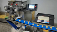 Machine à encruster à grande vitesse ADMF, machine à encruster et à remplir automatique, équipement industriel de boulangerie pour le remplissage de gâteaux de lune et de mochi