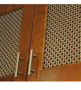 Maille architecturale ondulée en laiton antique - Tissu décoratif en acier inoxydable de qualité supérieure pour intérieurs de luxe - Product Image 4