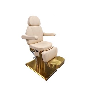 Cama Facial para Salón de Belleza con Múltiples Motores, Respaldo Ajustable, Sección para Piernas, Espuma Viscoelástica, Cuero y Control de Pie para Tratamientos de Cuidado de la Piel - Product Image 4