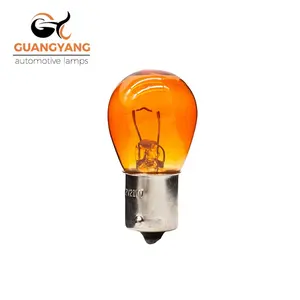 Factory Outlet Car Halogen Bulb S25 12V 21W BA15S Amber P21W Car Bulb 1156 Auto Halogen Bulb 581 1141 93