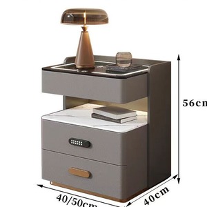 Meubles de chambre à coucher, station de charge moderne, lampes de <span class=keywords><strong>chevet</strong></span> multifonctionnelles, table de <span class=keywords><strong>chevet</strong></span> intelligente avec rangement et serrure intelligente - Product Image 3