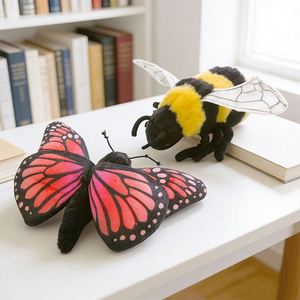 Bulk Supply Simulation Insect Plush <b>Toys</b> Realistic Spider Ant Butterfly <b>Stuffed</b> Baby Doll Gift - Product Image 3