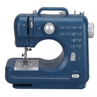 UFR-705 Machine à coudre mini pour débutants, modèle fiable avec bras libre, aiguille simple, éclairage LED - Nouvelle machine domestique haute vitesse, facile à utiliser