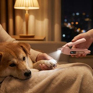 Cortauñas LED para mascotas, tijeras para cortar uñas <span class=keywords><strong>de</strong></span> perros y gatos, evita cortes excesivos - Product Image 4