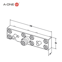 Vente chaude pince de bras de robot 6 axes pour mandrin UPC 3A-100047