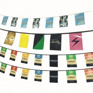 Decorative <b>Flags</b> 10Meters Polyester <b>Flag</b> Buntings for Events - Product Image 6