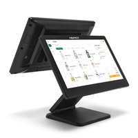 Оптовый поставщик POS-систем: 15,6-дюймовый моноблочный кассовый аппарат с Windows 10, POS-терминал для супермаркетов, сенсорный POS-терминал