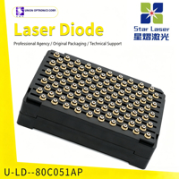 Diode laser Union Optronics U-LD-80C051AP 808nm 300mW TO-18 IR pour capteur médical, source de pompe, équipement industriel