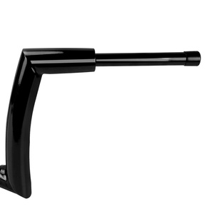 Guidons de Moto 12'' 14'' Noir Brillant en Fer pour <span class=keywords><strong>Harley</strong></span> Touring Softail Dyna <span class=keywords><strong>Breakout</strong></span> Low Rider Electra Glide CVO - Product Image 4
