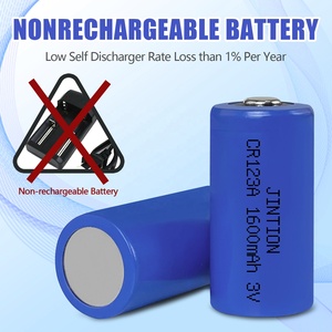 JINTION 16340 1600mah 3v תאי סוללה 16340 lifepo4 סוללה IFR 16340 תא סוללה נטענת CR123A עבור סטרימפלייט 85177 - Product Image 6