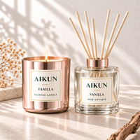 AIKUN Diffuseur de parfum d'ambiance haut de gamme, sans alcool, avec emballage personnalisé, boîte cadeau minimaliste, vente en gros, par une équipe de designers AIKUN
