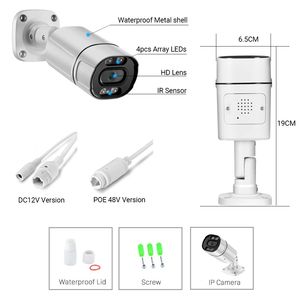 Icsee 8MP 5MP 4MP ngoài trời PoE máy ảnh IP an ninh máy ảnh PoE IP66 nguồn ánh sáng kép hai chiều âm thanh 4k PoE IP Mạng Bullet Camera - Product Image 5