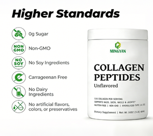Collagen Peptides Hydrolyzed Type 1&3 Powder <b>Protein</b> Supplement for Healthy Skin Nails & Joints Adult Use Non-GMO Vegan-Friendly - Product Image 2