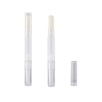 Emballage cosmétique vide en plastique pour stylo rotatif, stylo à clic pour gloss, stylos blanchissants pour les dents avec embout brosse
