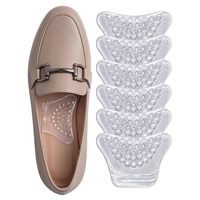 Plantillas de Soporte para el Arco del Pie para Mujer, Almohadillas de Gel de Alta Densidad para Aliviar la Fascitis Plantar, Plantillas de Gel Antideslizantes para el Arco del Pie