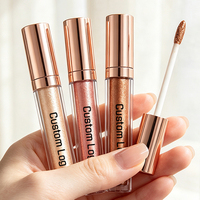 Fard à paupières liquide en gros Lidschatten, waterproof, longue tenue, haute brillance, rose gold, champagne, cuivre, bronze