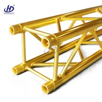 Estructura de Aluminio Dorada, Resistente y Ligera, para Escenarios de Eventos y Exposiciones, Certificación CE, Tamaños Personalizados Disponibles