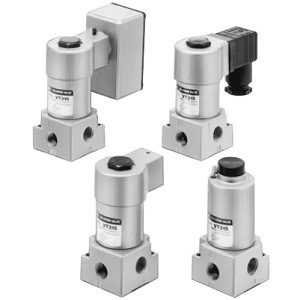 Vanne solénoïde 3 voies SMC VT315-023D à action directe, montage sur panneau, automatisation industrielle, commande pneumatique - Product Image 1