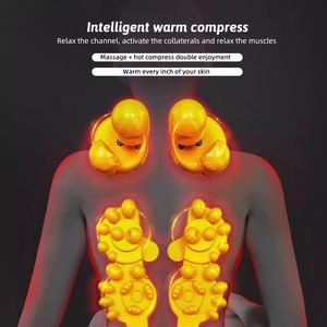 Cojín de masaje de cuerpo completo para amasar Shiatsu de producto superior con control de tiempo de masajeador de cuello y espalda de calor y control manual por cable - Product Image 5