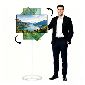 Afficheur numérique intelligent mobile de 19 à 32 pouces, écran tactile FHD, <span class=keywords><strong>Android</strong></span> 13.0, téléviseur portable pour magasin de détail et centre commercial - Product Image 1