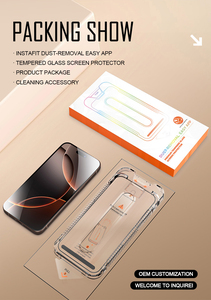 <strong>Mobile</strong> <strong>Phone</strong> Accessories 2.5d Black Border Tempered <strong>Screen</strong> <strong>Protector</strong> for iphone 18 17 16 15 Pro Max with Easy Installation Kit - Product Image 6