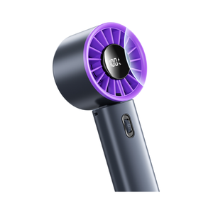 Ventilador de Mano Eléctrico con Carga USB, Motor sin Escobillas, Diseño Plegable sin Aspas, Pantalla Digital, Velocidad del Viento Ajustable (Más de 5 velocidades) - Product Image 4