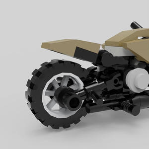 Modèle de moto en briques à assembler, blocs de construction DIY, mini-ensemble de jouets, cadeau éducatif, collection pour enfants, <span class=keywords><strong>Montessori</strong></span>, voiture - Product Image 4