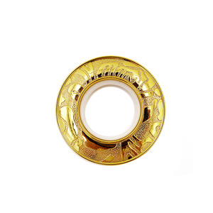 Miglior prezzo di qualità superiore PP plastica colorata durevole moderno 75mm diametro anello di tenda e occhiello anello per le tende della finestra - Product Image 3